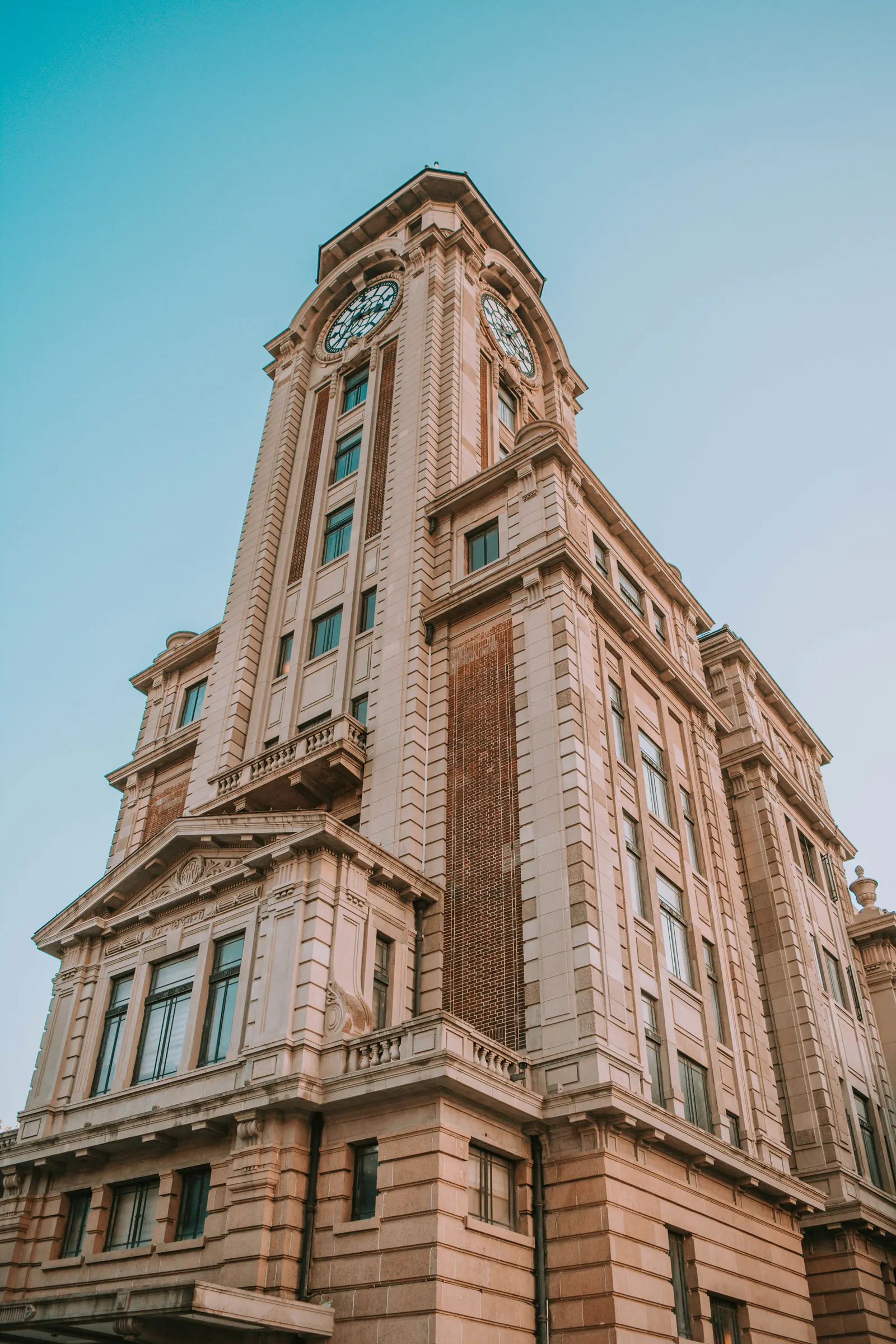The historic clock-tower building of Shanghai History Museum